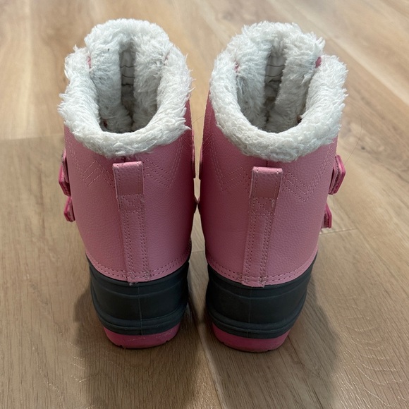Cat & Jack Pink and Black Winter Boots - Picture 4 of 5
